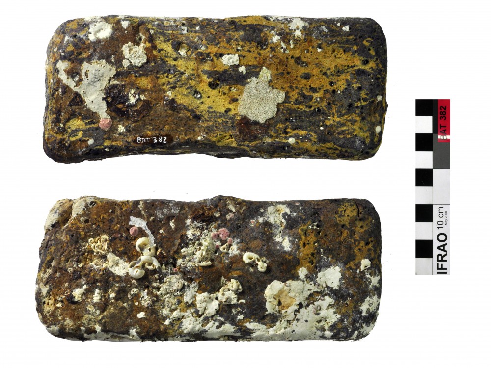 BAT382 Bricks artefact recovered from Batavia