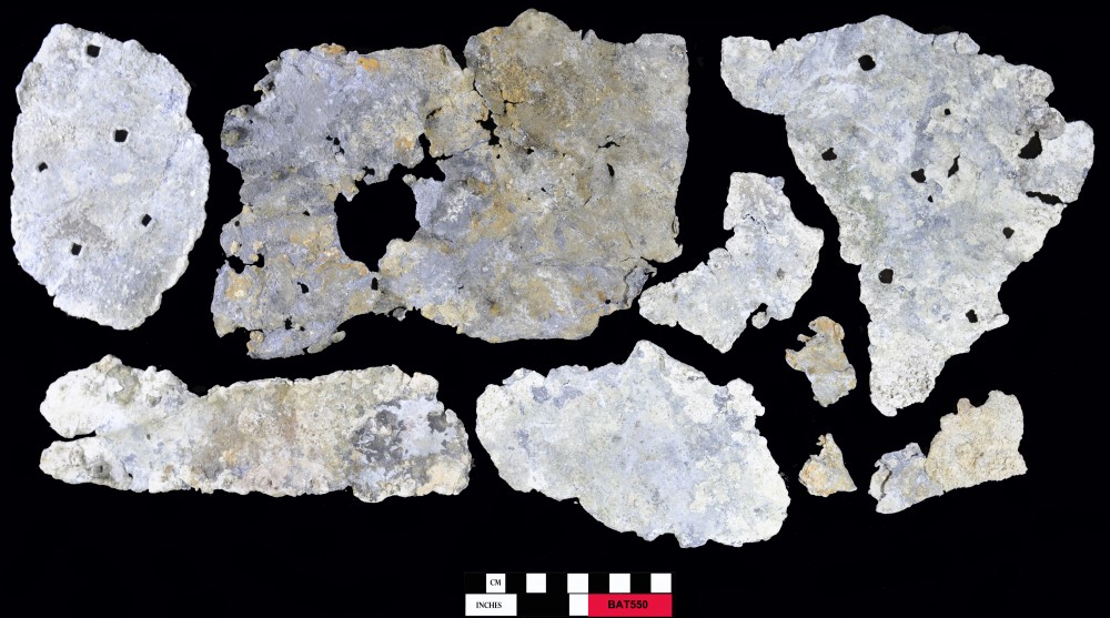 BAT550 Lead artefact recovered from Batavia