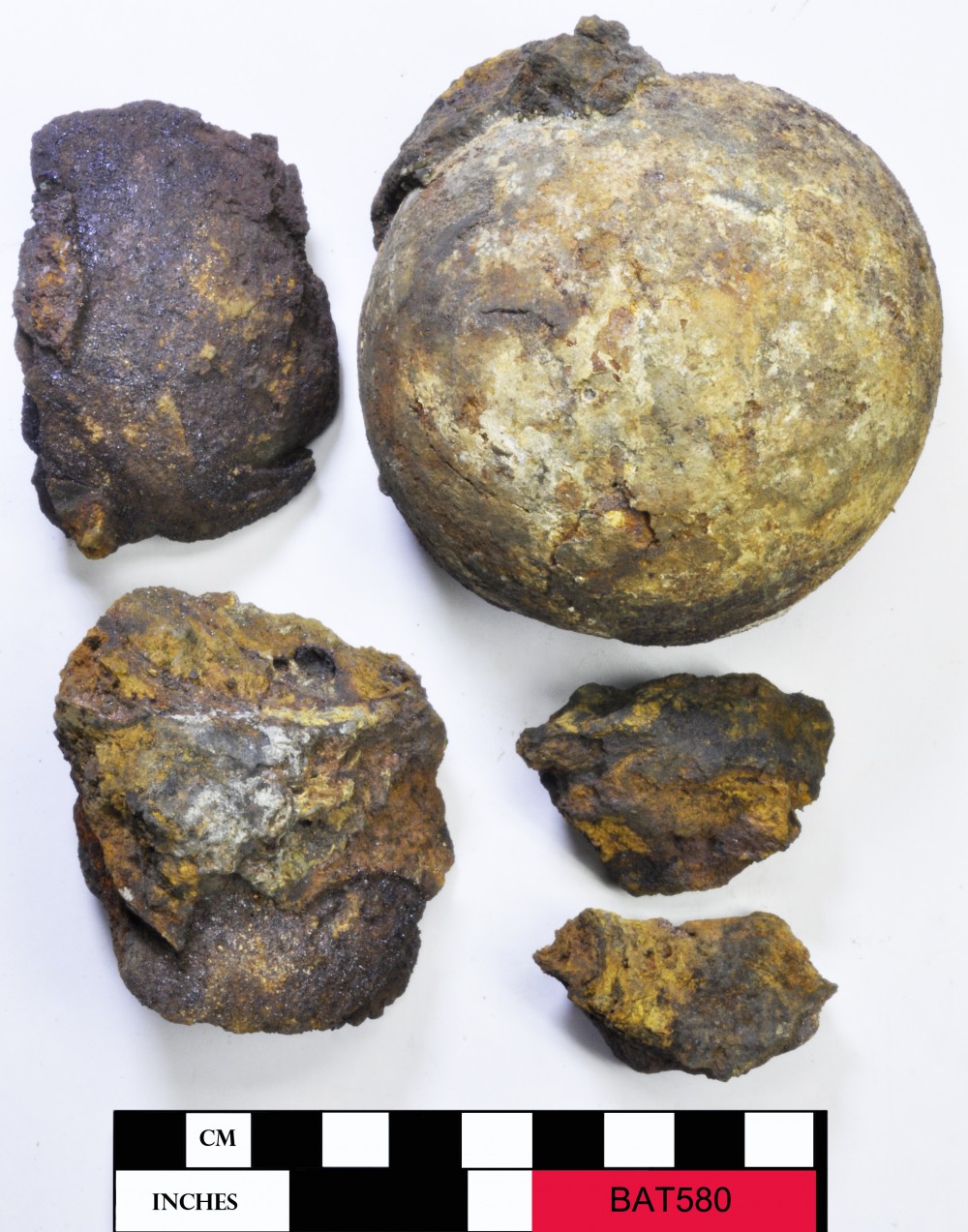 BAT580 Armament artefact recovered from Batavia