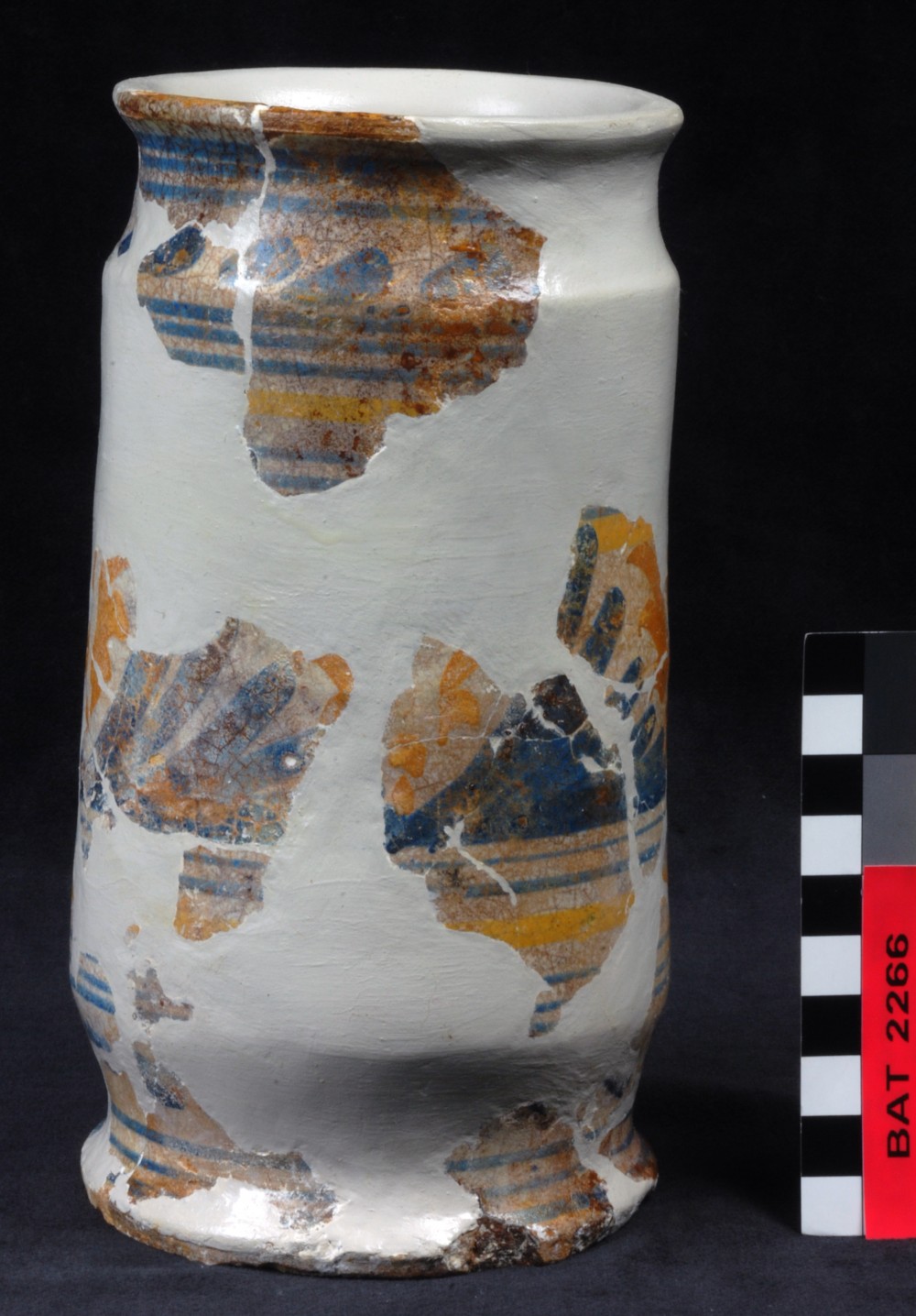 BAT2266 Majolica artefact recovered from Batavia