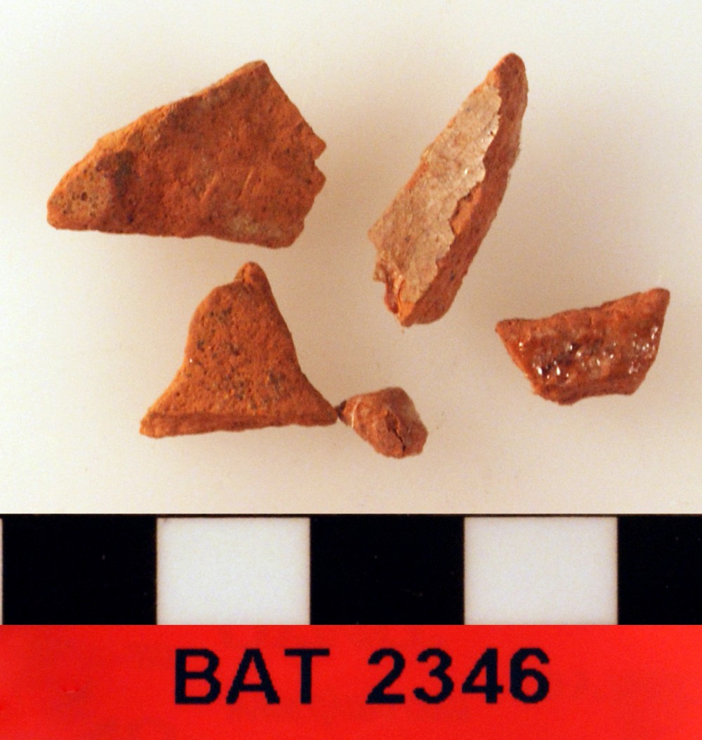 BAT2346 Earthenware artefact recovered from Batavia