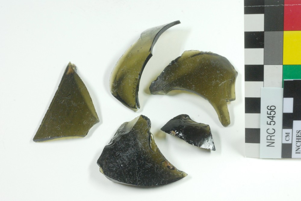 NRC5456 Glass artefact recovered from Correio da Azia