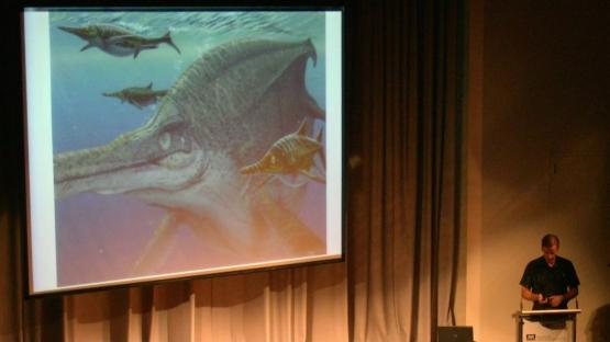 Western Australian Ichthyosaurs – The last of their kind - Dr Mikael Siversson presents his talk to an audience