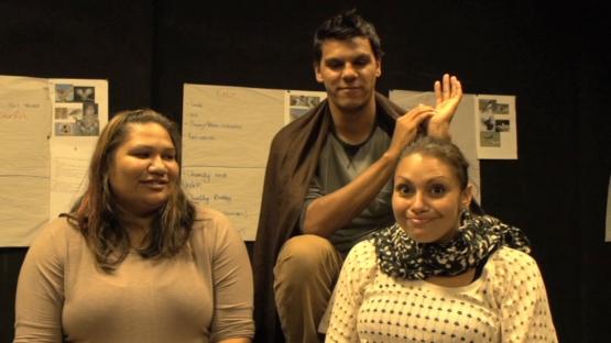 Yirra Yaakin - The cast of a Yirra Yaakin play