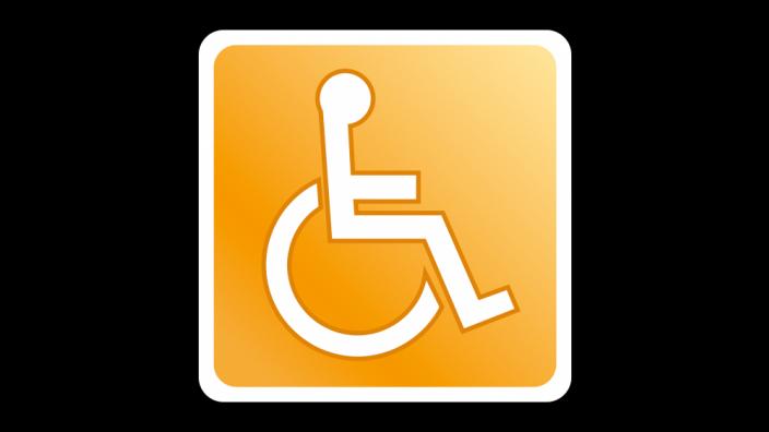 Disabled wheelchair access icon