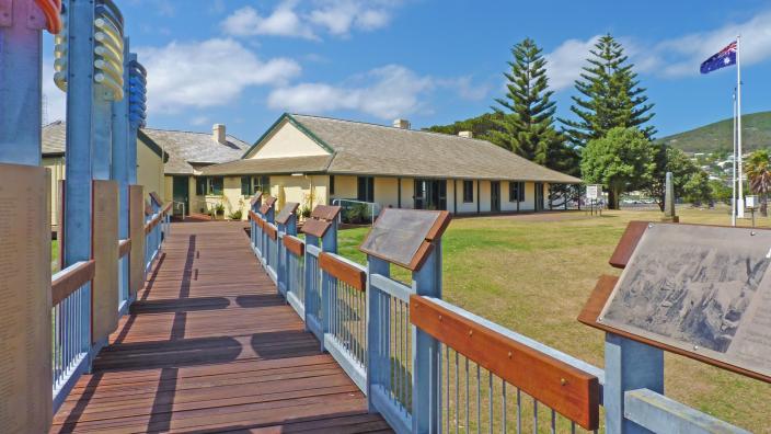 The Residency - Image copyright WA Museum External view of the Residency building from the foreshore
