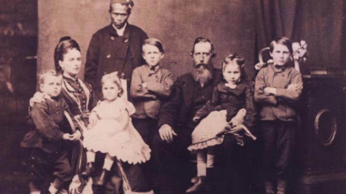 The Broadhurst family in 1871 Donated to the WA Museum by the Broadhurst family. 