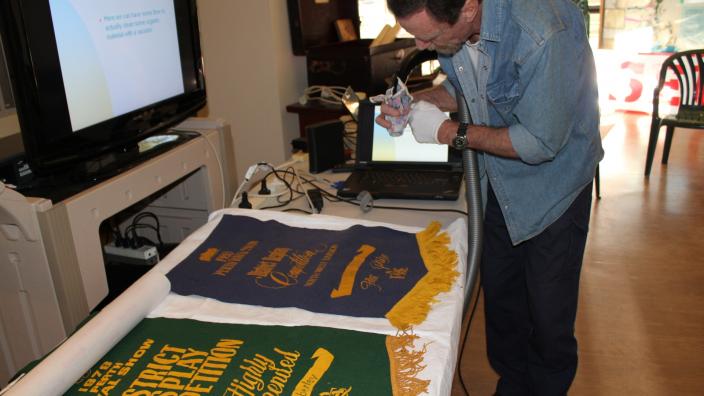 Kimberley workshop with the WA Museum - learning materials conservation techniques