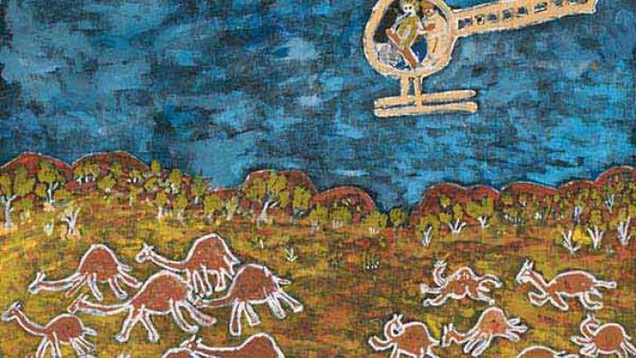 Camel Cull, 2012 - Eunice Yunurupa Porter Camel Cull, 2012, Eunice Yunurupa Porter, acrylic on canvas, 760 x 1010 mm