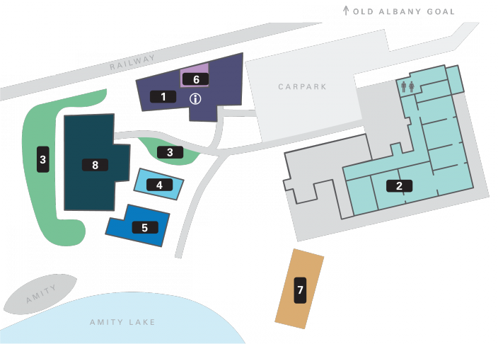 Site Map for the Western Australian Museum - Albany