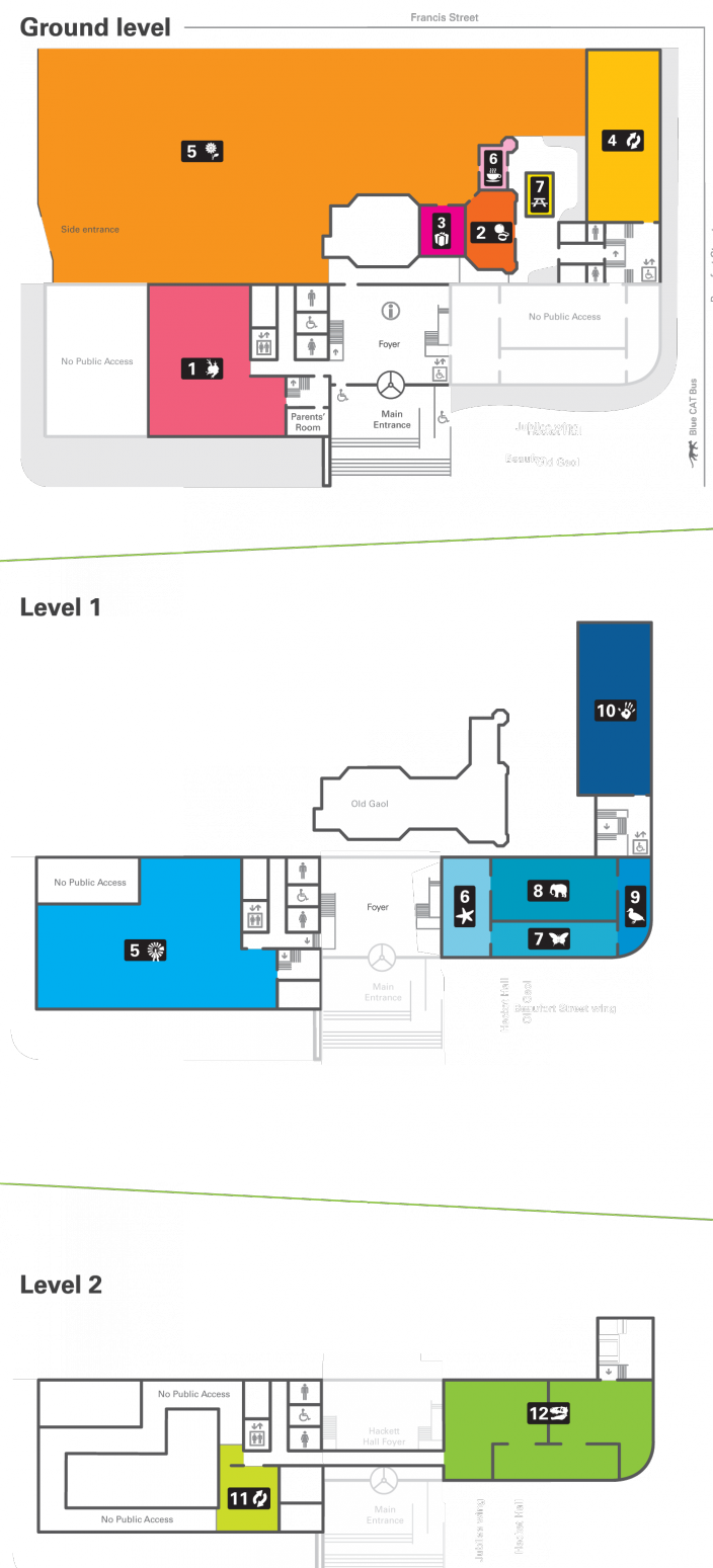 Site Map for the Western Australian Museum - Perth