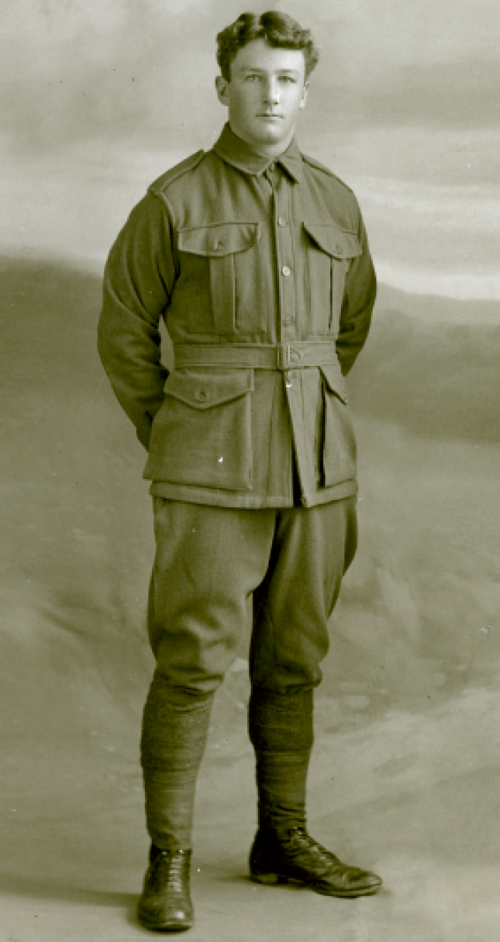 Archie Ritchie Portrait photo of Australian solider Archie-Ritchie