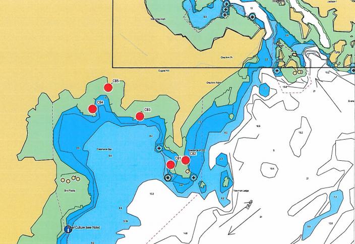 A map of Cygnet Bay