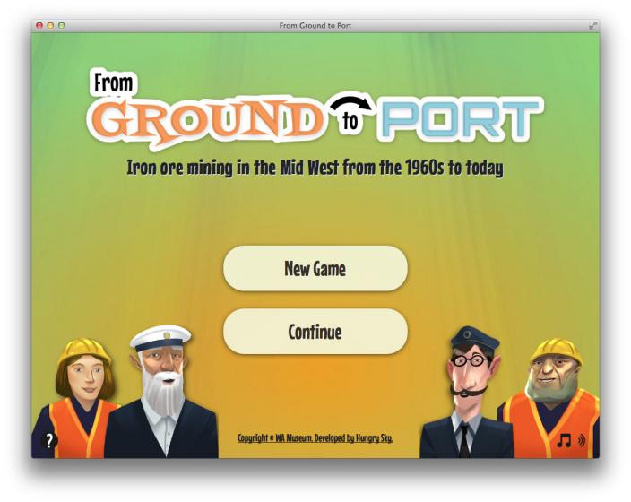 From ground to port game