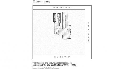 Image depicting modifications made to the Old Goal 1850-1890s