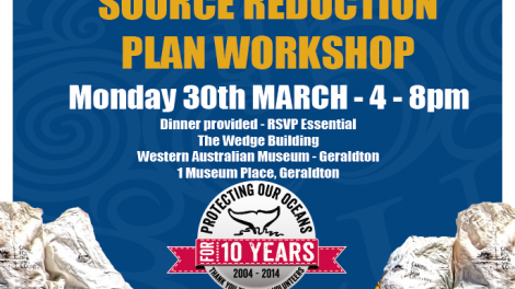Community Source Reduction Plan Workshop flyer - WA Museum Community Source Reduction Plan Workshop flyer