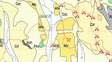 Not All Laterites are Created Equal - Image courtesy of David Nixon Map indicating where geological formations are found