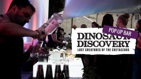 Pop-up Bar - WA Museum Drinks being poured at night