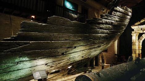 Batavia Gallery - Image copyright of the Western Australian Museum The conserved, recovered hull of the Batavia shipwreck