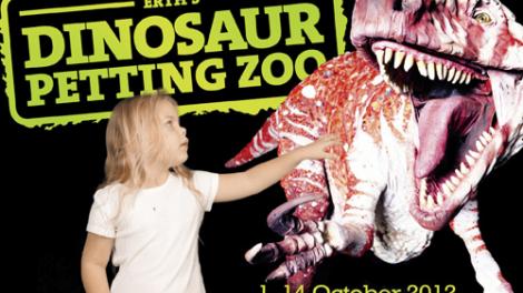 Your photos with Australovenator from Erth's Dinosaur Petting Zoo