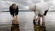 - Caption: luna tunapri workshop, Flinders Island 2011.