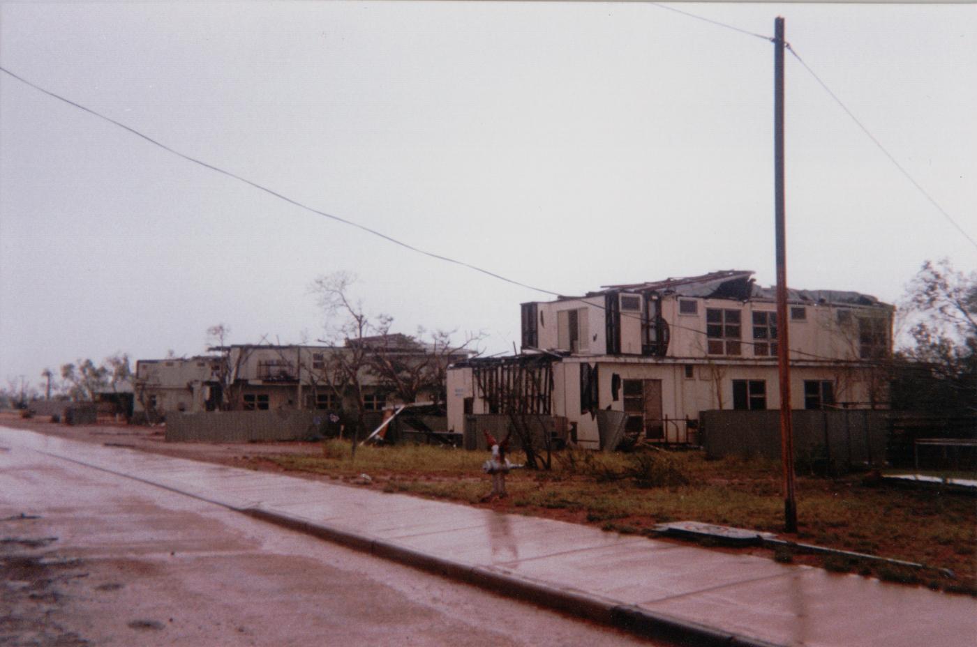 image showing house destroyed by Cyclone Vance