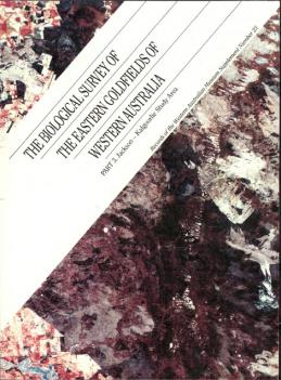 Supplement 23: The Biological Survey of the Eastern Goldfields of Western Australia Part 3 Supplement 23: The Biological Survey of the Eastern Goldfields of Western Austra