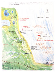Plan of Uranie Bay, 2001