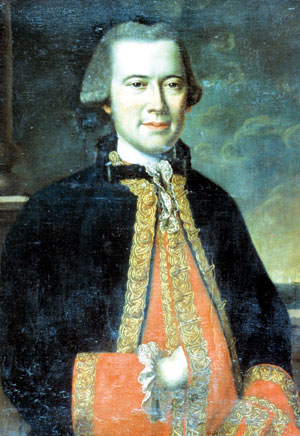 Portrait of Louis François Marie Aleno de Saint Aloüarn.