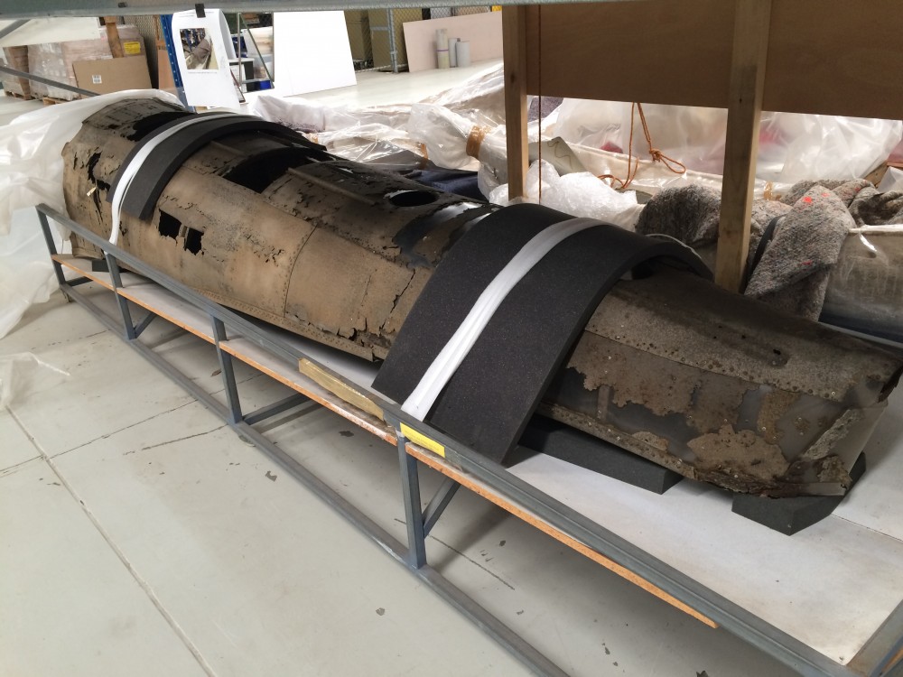 ASP2441B NON-FERROUS artefact recovered from Atlantis Seaplane Float