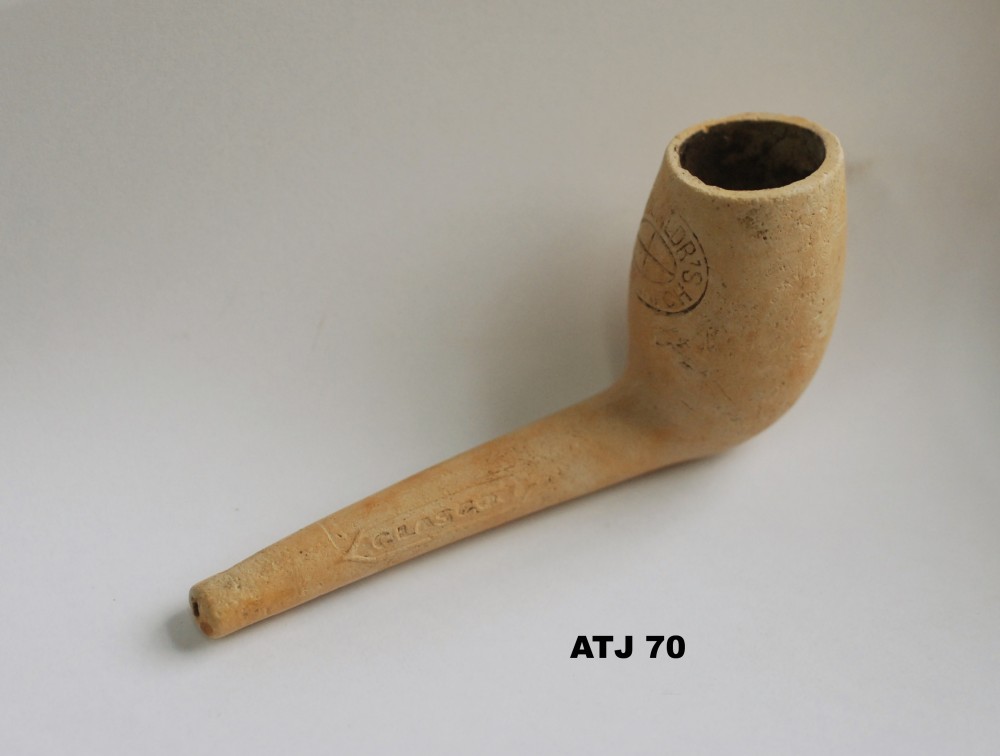 ATJ70 Clay pipes artefact recovered from Albany Town Jetty site