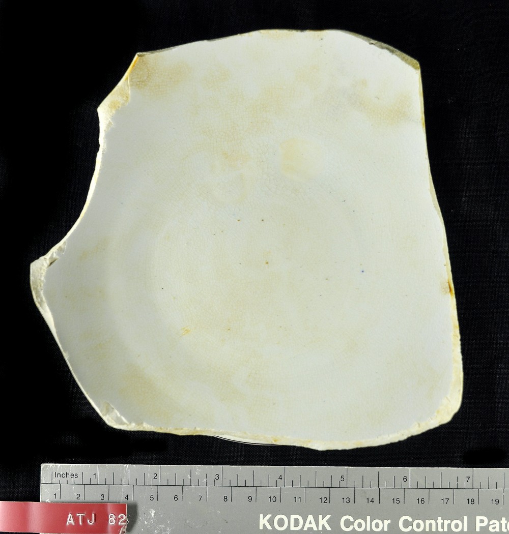 Patterned Earthenware artefact recovered from Albany Town Jetty site
