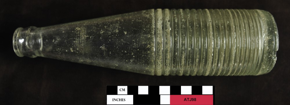 ATJ98 Glass artefact recovered from Albany Town Jetty site