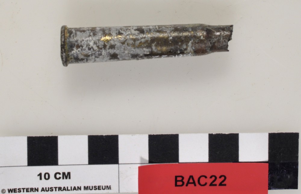 BAC22 NON-FERROUS artefact recovered from Broome Aircraft Wrecks