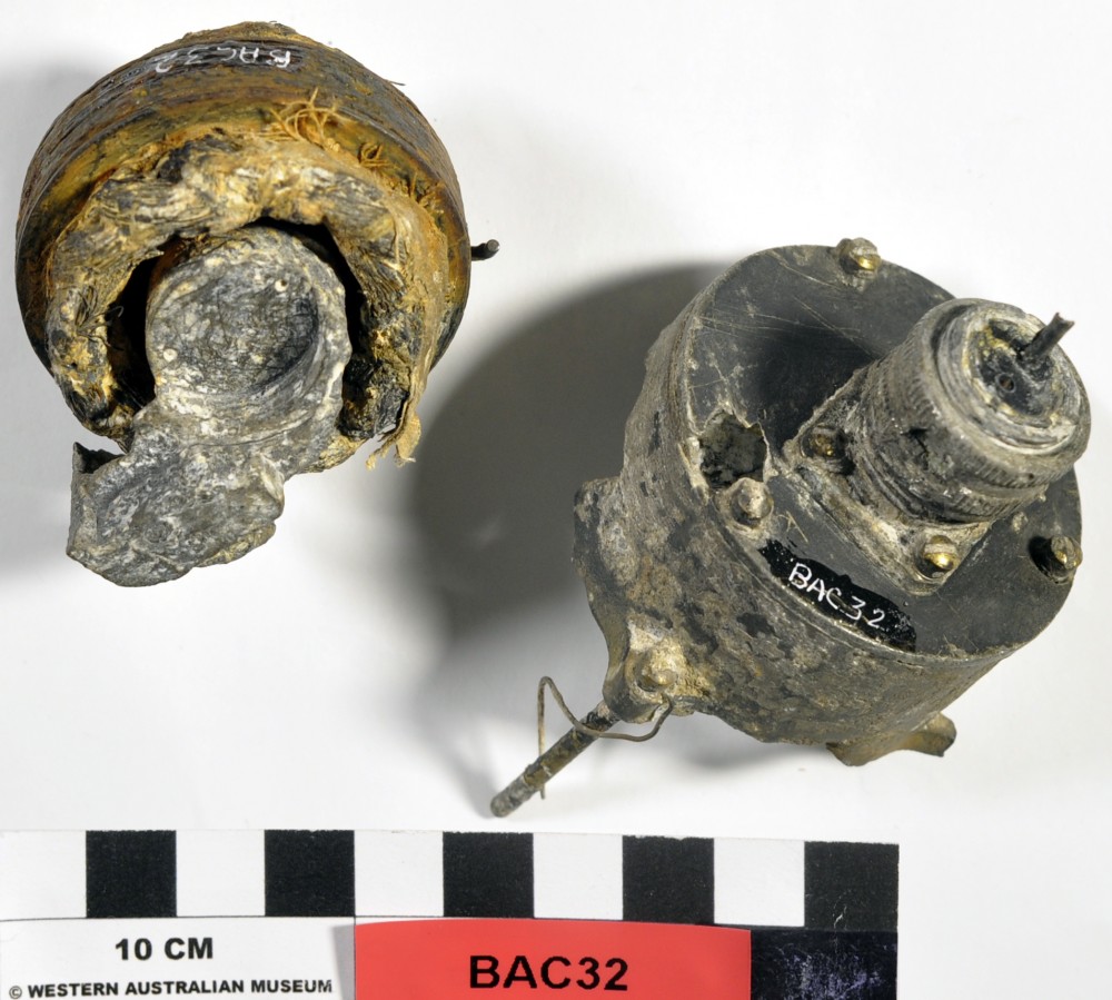 BAC32 NON-FERROUS artefact recovered from Broome Aircraft Wrecks