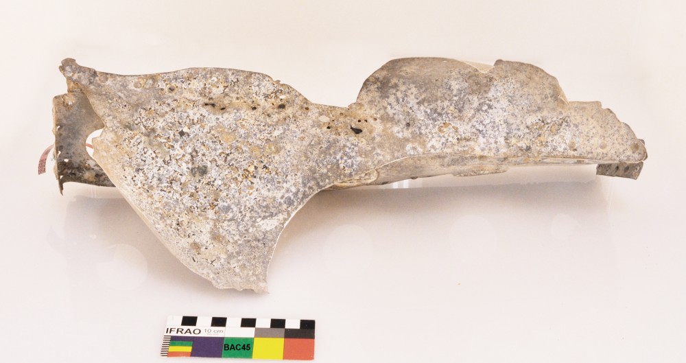 NON-FERROUS artefact recovered from Broome Aircraft Wrecks