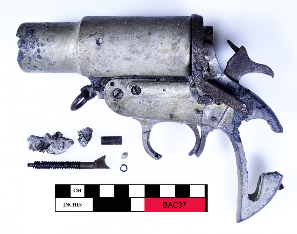 BAC37 NON-FERROUS artefact recovered from Broome Aircraft Wrecks