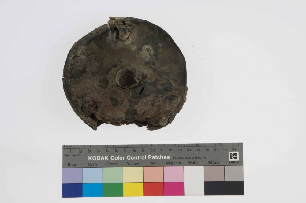 Copper/brass artefact recovered from Batavia