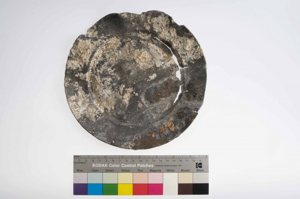 Pewter artefact recovered from Batavia