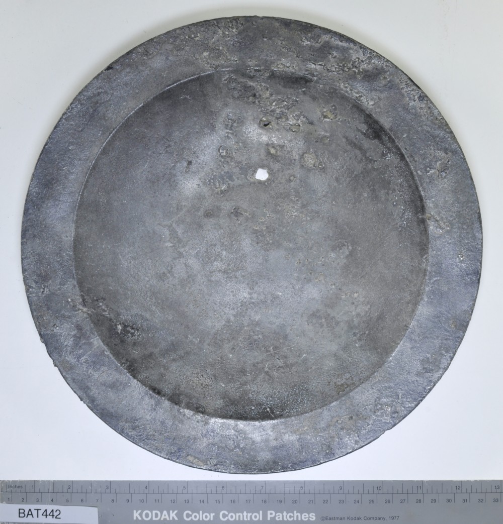 Pewter artefact recovered from Batavia