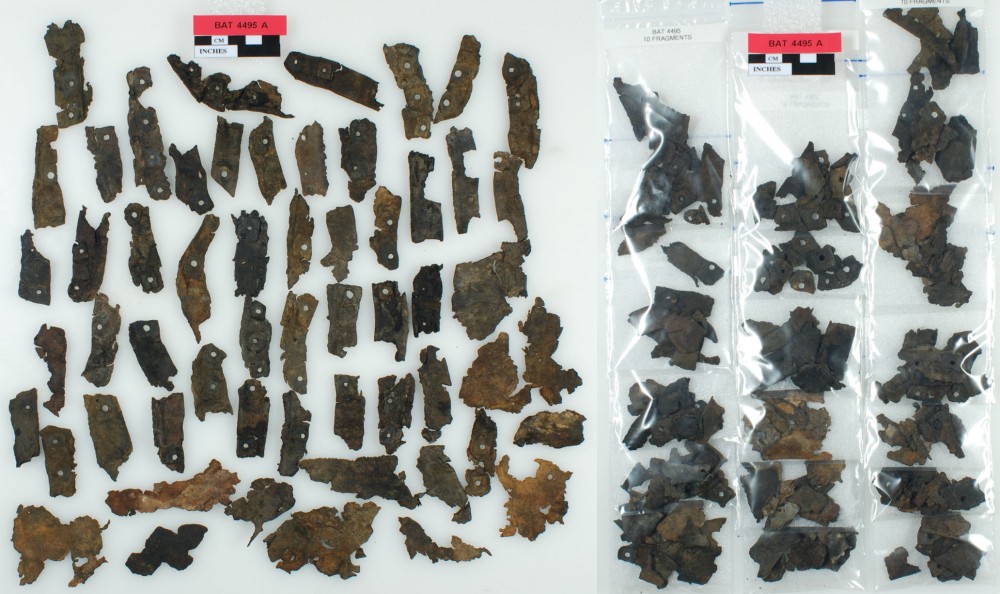 BAT4495A Rope/leather/etc. artefact recovered from Batavia