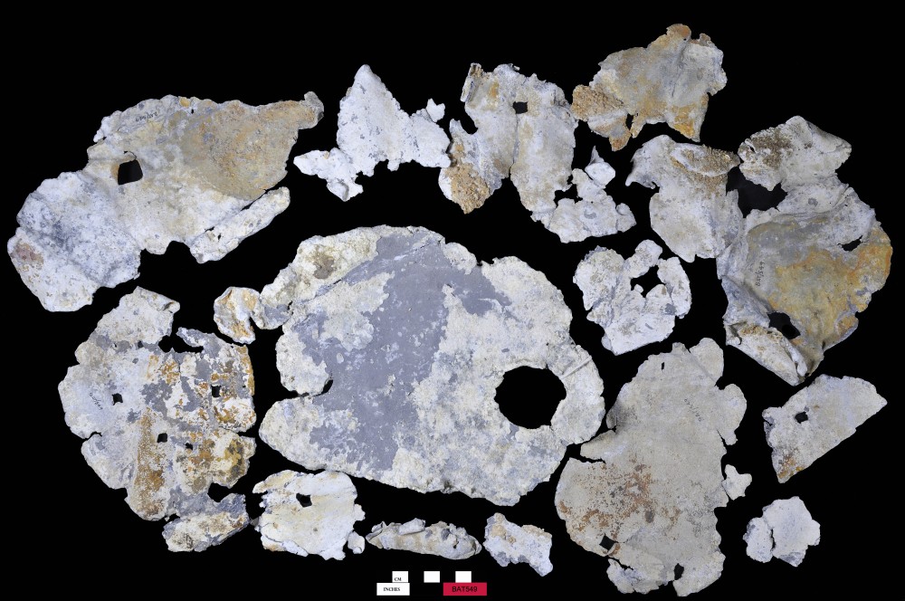 BAT549 Lead artefact recovered from Batavia