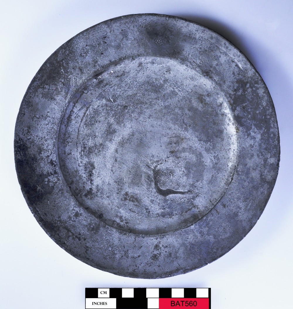 Pewter artefact recovered from Batavia