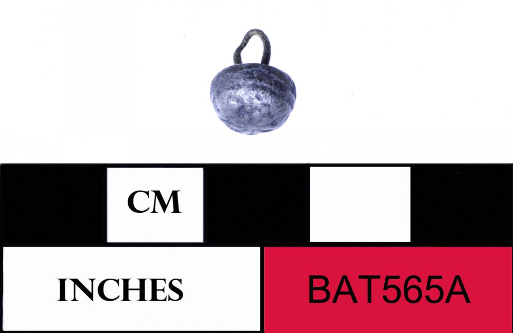 BAT565A Silver artefact recovered from Batavia