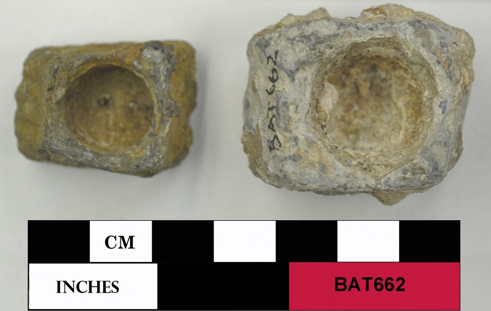 BAT662 Lead artefact recovered from Batavia