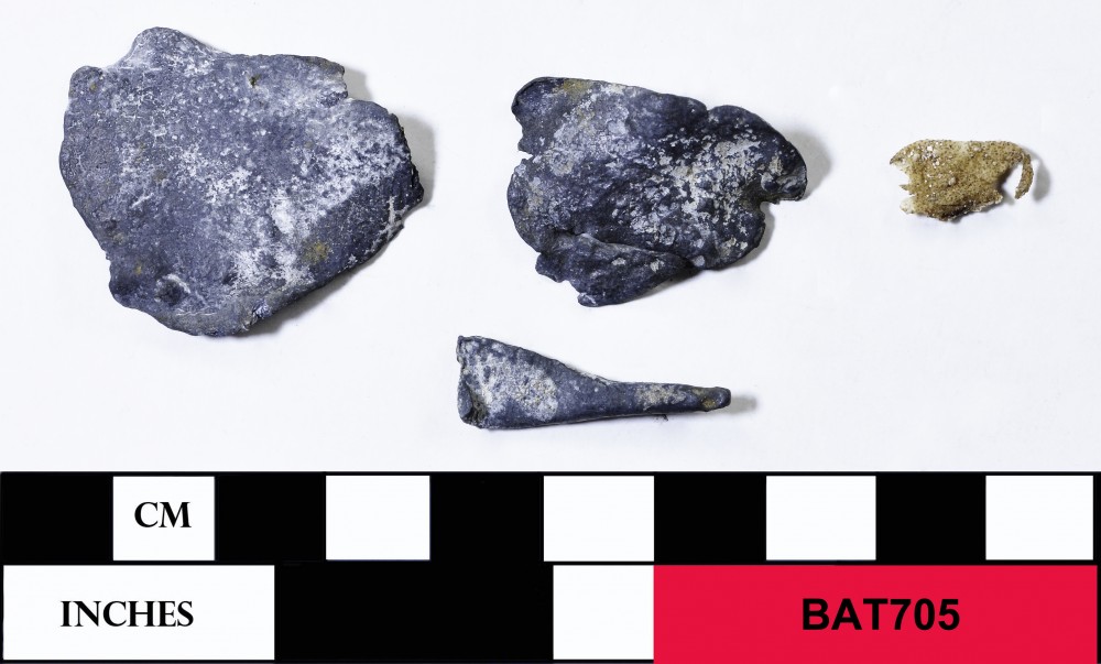 BAT705 Lead artefact recovered from Batavia