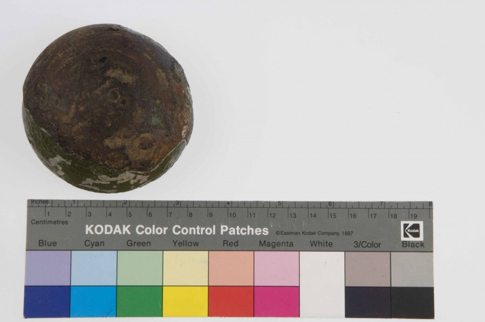 Glass artefact recovered from Batavia