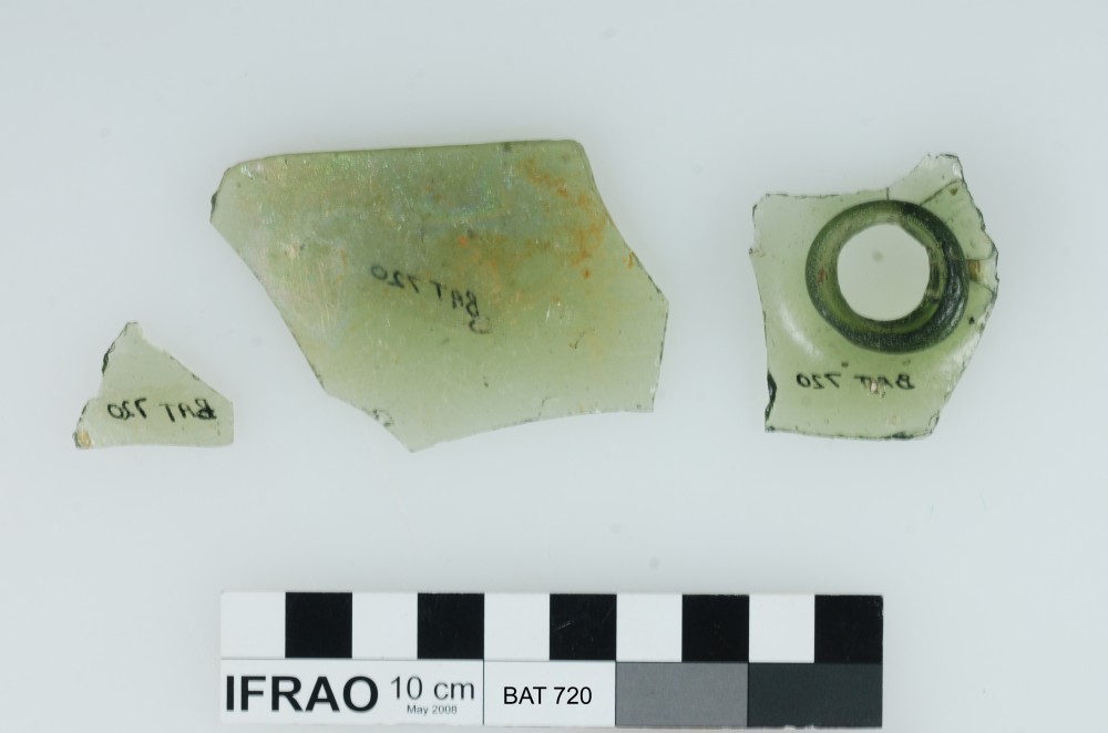 Glass artefact recovered from Batavia