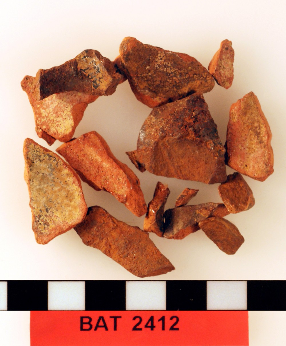 BAT2412 Earthenware artefact recovered from Batavia