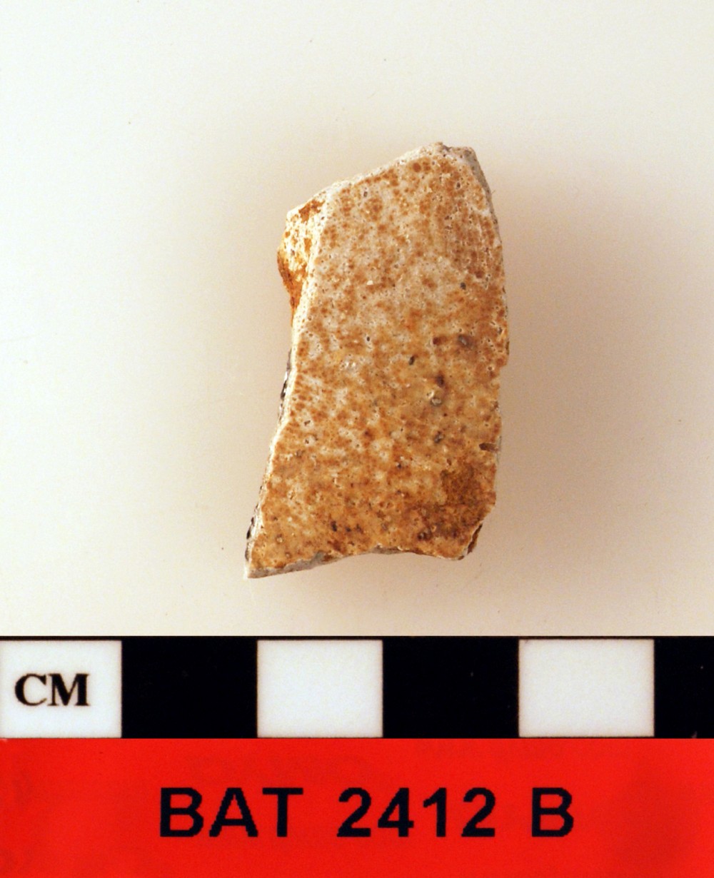 BAT2412b Stoneware artefact recovered from Batavia